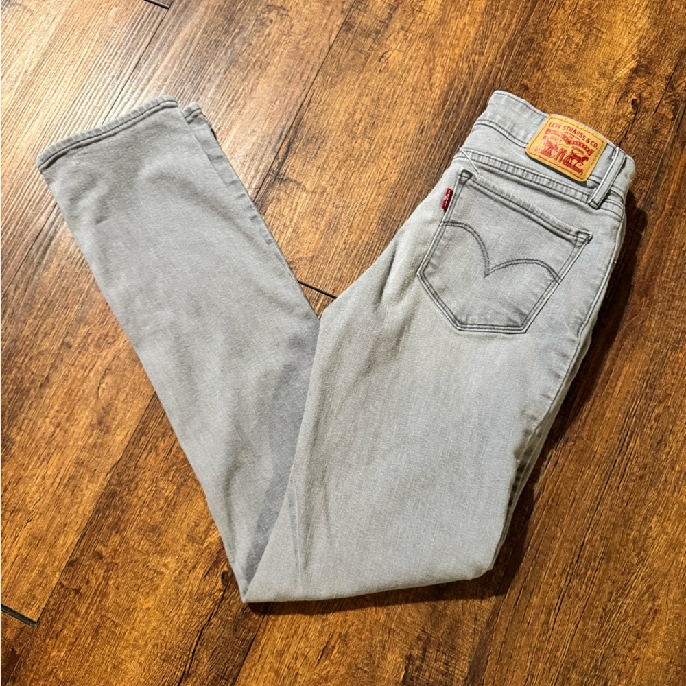 Levi's 712 Slim Stone Gray Denim Jeans